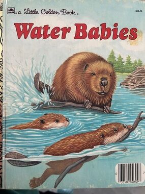 Little Golden Book Water Babies Vintage 1990 EUC